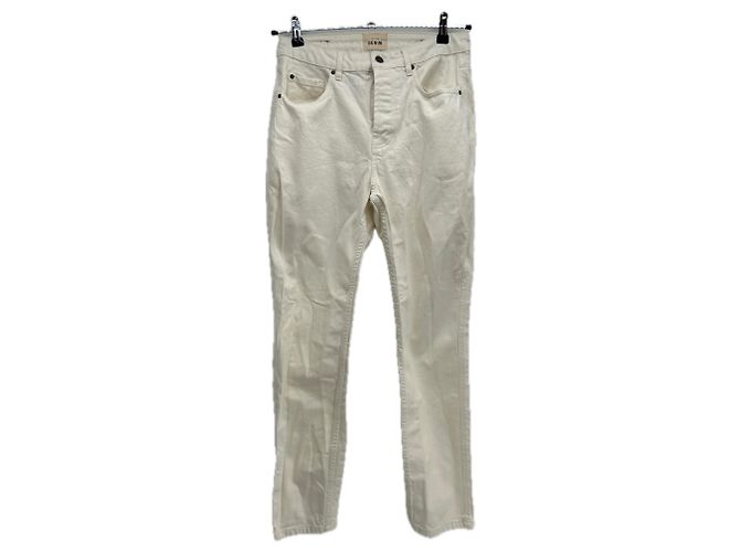Vaqueros SéZane blancos de algodón talla 36 