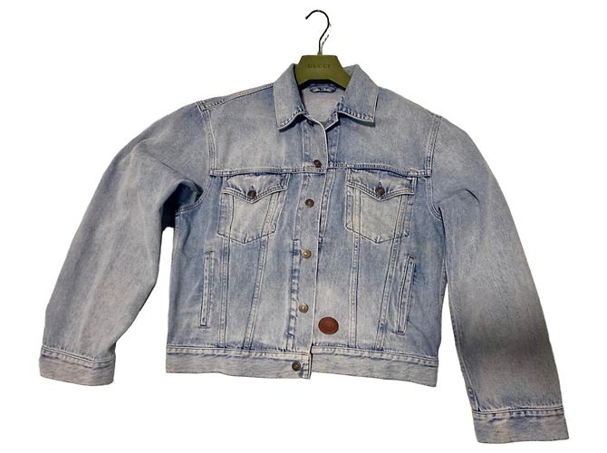 Giacca in denim Gucci Blu