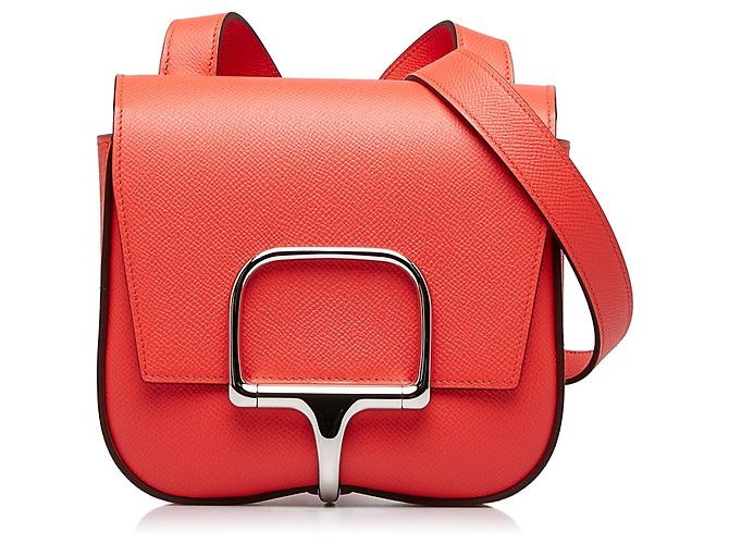 Hermès Red Mini Epsom Della Cavalleria Rouge