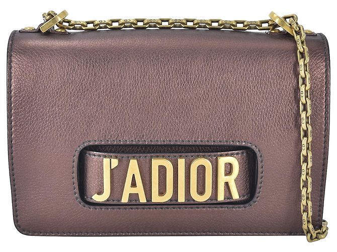 Dior Marron Medium J'Adior Chain Flap Bronze