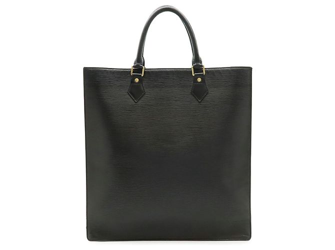 Sac cabas Louis Vuitton Epi Sac Plat Noir