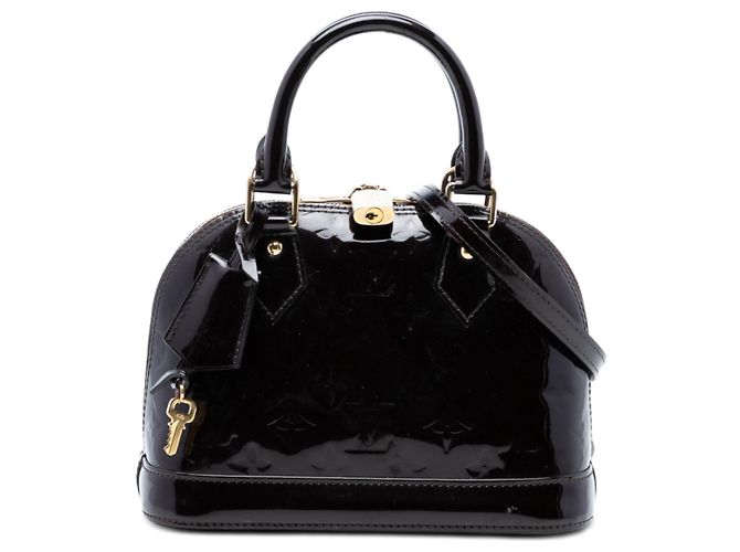 Louis Vuitton Alma BB em Vernis Monogram Roxo