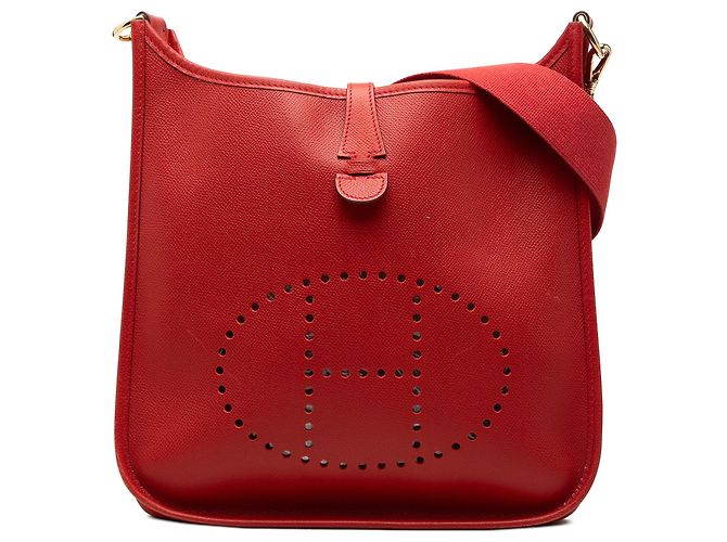 Hermès Red Epsom Evelyne 29 Rouge