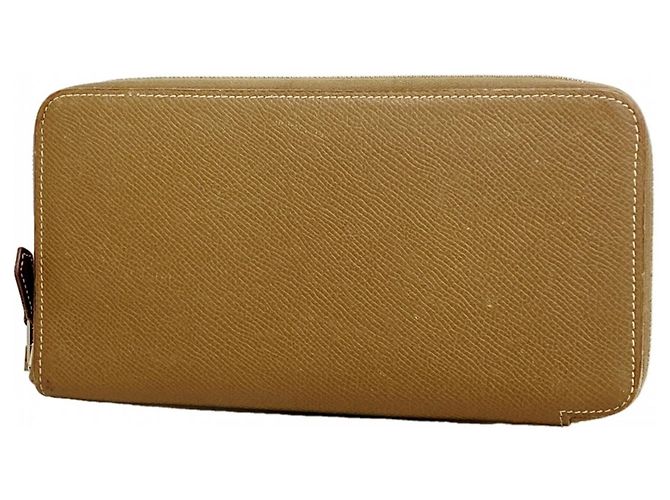 Hermès Cartera larga Azap Hermes en gris Etoupe Gris pardo