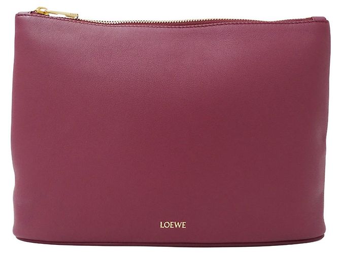Sac à main en cuir bordeaux Loewe