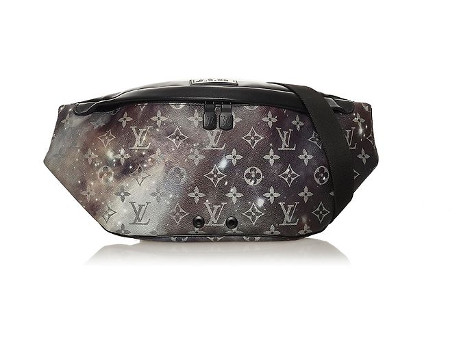 Louis Vuitton Black Monogram Galaxy Discovery Bumbag Brown