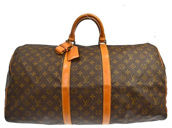Louis Vuitton Keepall Monogram Canvas 55 Braun