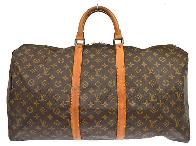 Louis Vuitton Keepall Monogram Canvas 55 Marron
