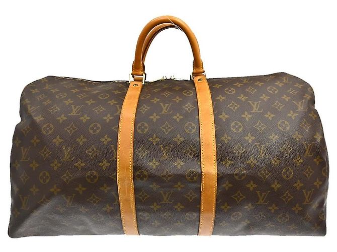 Louis Vuitton Keepall Monogram Canvas 55 Brown