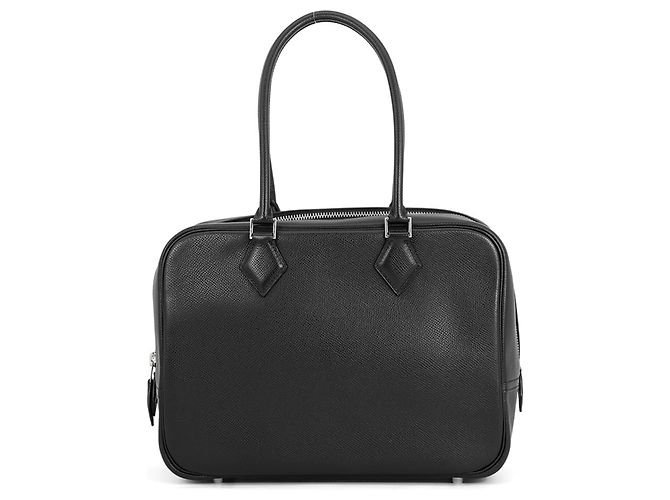Hermès Borsa Hermes Plume 28 in pelle Epsom nera Nero