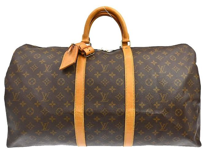 Louis Vuitton Keepall Monogram Canvas 55 Marrom