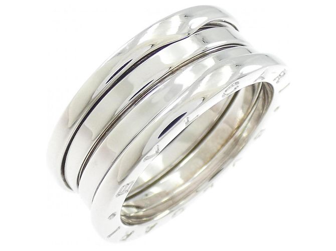 Bulgari Anel Bvlgari B.zero1 3-Band em ouro branco
