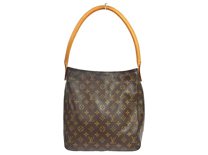 Louis Vuitton Monogram Looping Monogram Canvas GM Marrom