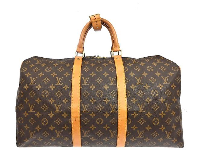 Louis Vuitton Keepall Monogram Canvas 50 Marron