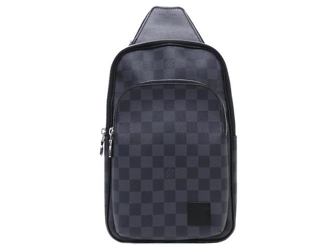 Borsa a tracolla Louis Vuitton Damier Graphite Avenue Damier ebene