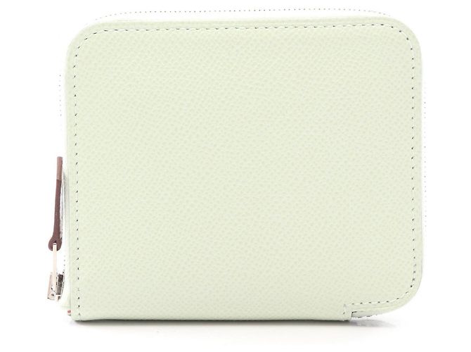 Hermès Monedero de seda Azap Compact Hermes Verde