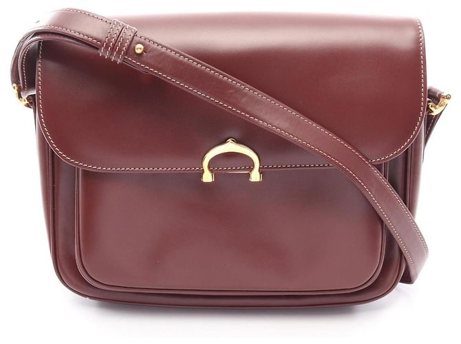 Borsa a Spalla Cartier Must Line Bordò