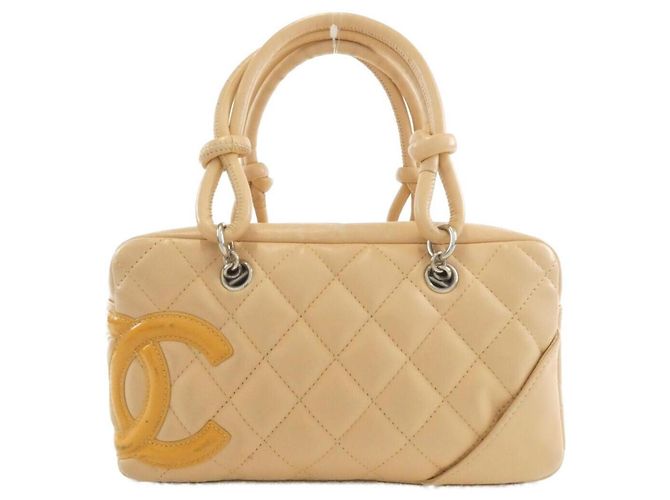 Chanel Cambon Line 29792 Handtasche Beige