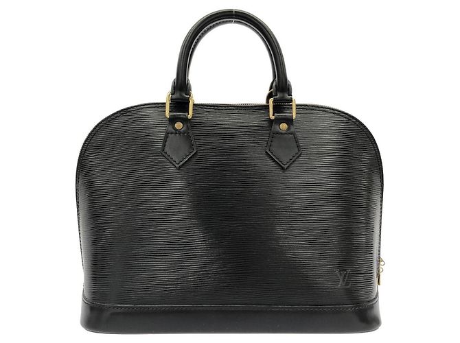 Sac à main Louis Vuitton Epi Alma PM Noir
