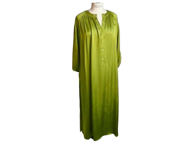HOD Coachella Langes Viskosekleid - Grün