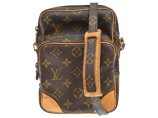 Louis Vuitton Amazone Monogram Canvas PM Castaño