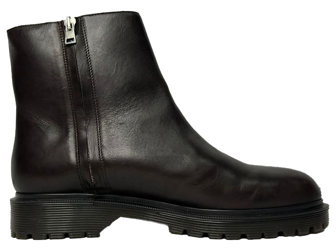 Botines Marni en piel negra Negro