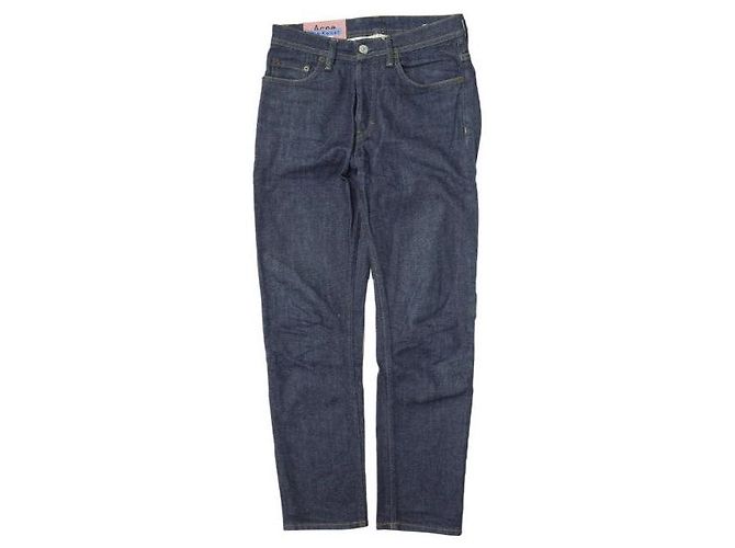 Vaqueros skinny de algodón Bla Konst de Acne Studios Azul 