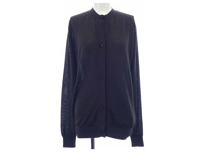 Hermès Cardigan in seta e cashmere Medor Hermes Marrone