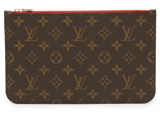 Pochette Louis Vuitton Neverfull Monogram Vermelho