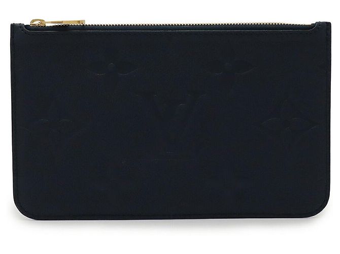 Pochette Louis Vuitton Neverfull Monogram Empreinte Blu