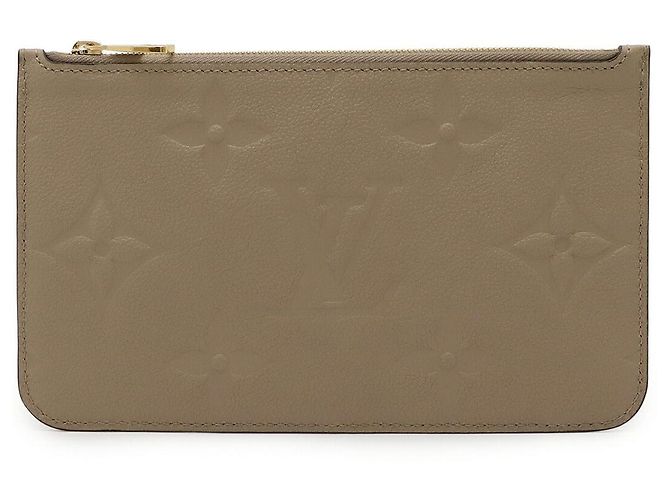 Pochette Louis Vuitton Neverfull Monogram Empreinte Beige