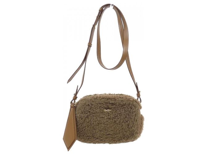 Borsa Teddy Bear Max Mara Marrone 