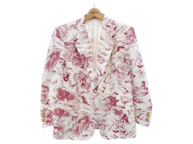 Chaqueta Gucci Blanco Roja