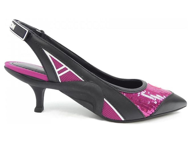 Décolleté con paillettes Louis Vuitton Nero Rosa