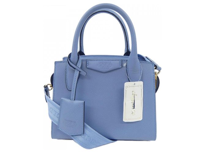 Autre Marque COCOCELUX GOLD Lederhandtasche Blau