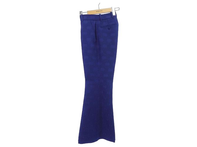 Gucci GG Pattern Pants Blue