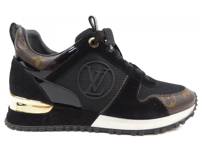 Louis Vuitton Run Away Line Sneaker Braun Schwarz