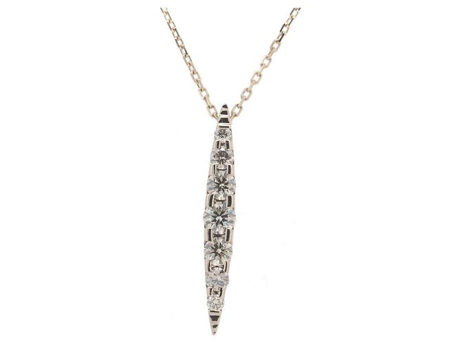 Autre Marque Kashikey Au750 Diamant-Halskette Bronze