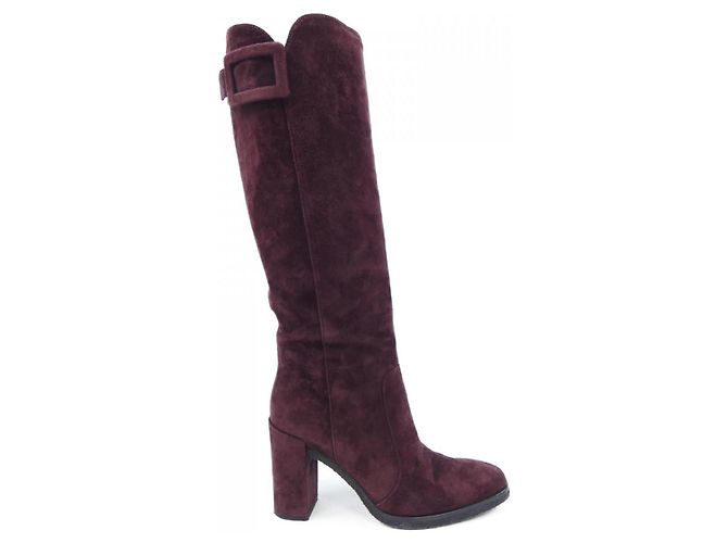 Botas largas Roger Vivier Roja