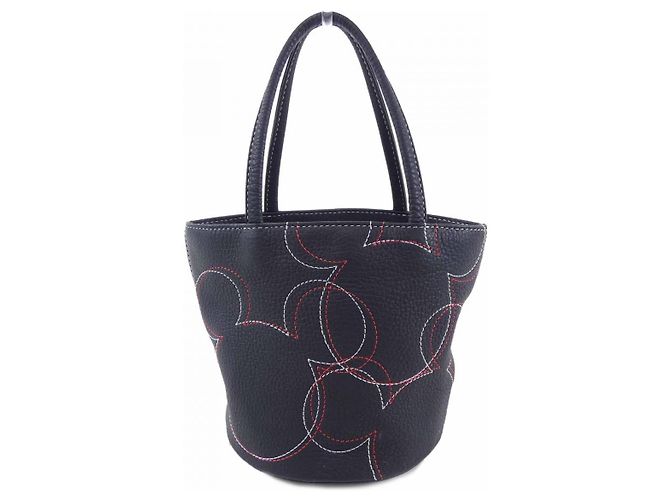 Autre Marque Bolsa de couro Kitamura Preto