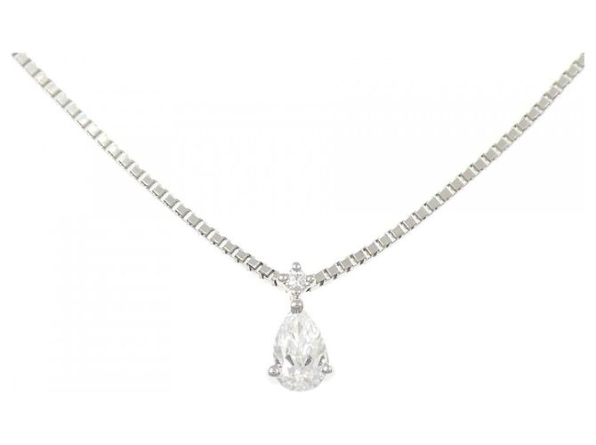 Autre Marque Collar Gstb Platinum Diamond Plata