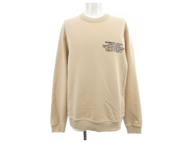 Burberry Baumwoll-Sweatshirt Beige