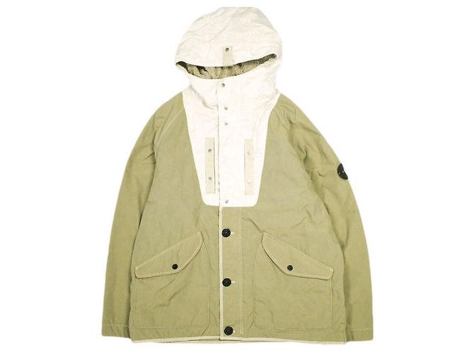 Giacca con cappuccio Stone Island NYLON PANAMA WITH NEW SILK LIGHT Beige