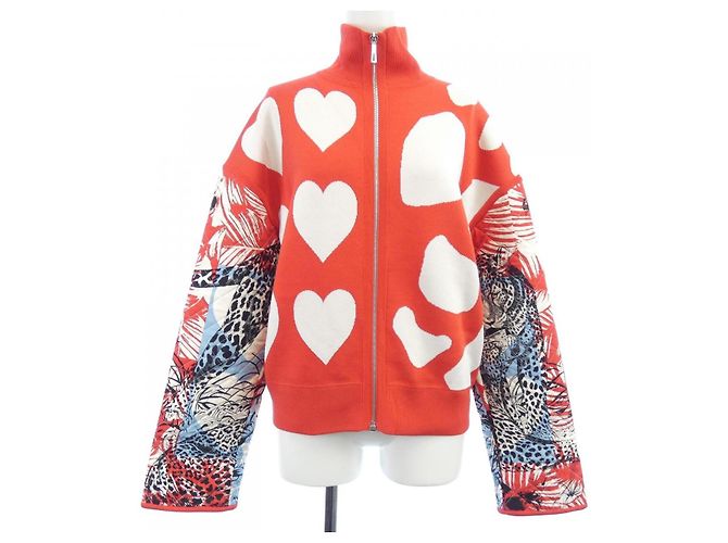 Hermès Giacca HERMES JUNGLE LOVE Nero Bianco Rosso Blu