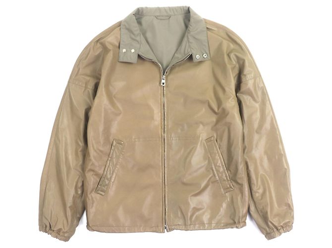 Blouson de couro de vaca Salvatore Ferragamo