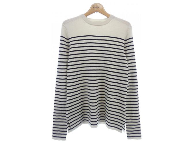 Autre Marque Mila Owen Strickwaren Beige Marineblau