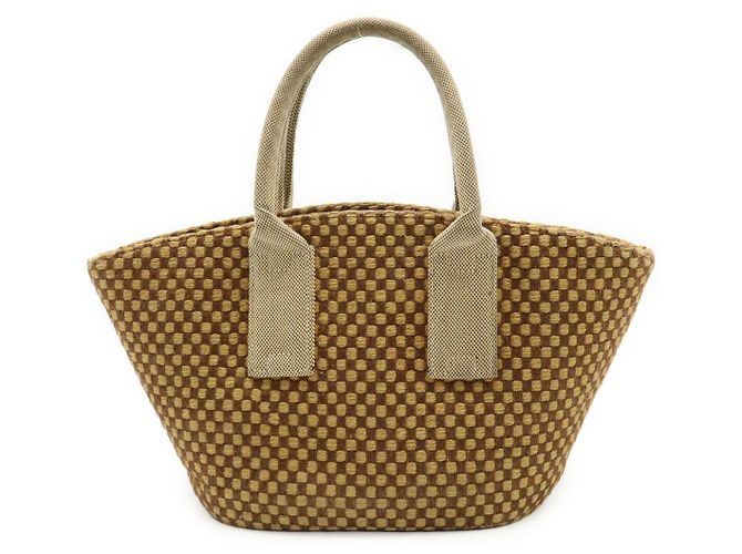 Hermès Hermes PanierPM Leinentote Braun Beige