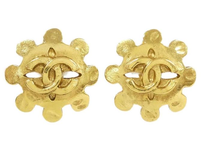 Timeless Orecchini Chanel Vintage D'oro Metallo