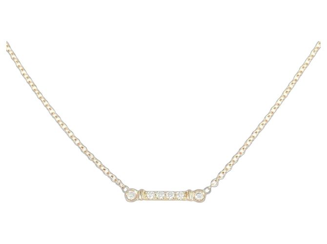 Tiffany & Co Collar Tiffany Fleur de Lis Stem Au750 Diamond Rosa