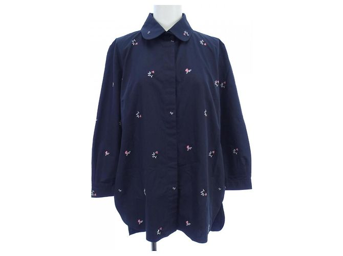 Autre Marque Camicia in cotone Patou Blu Blu navy